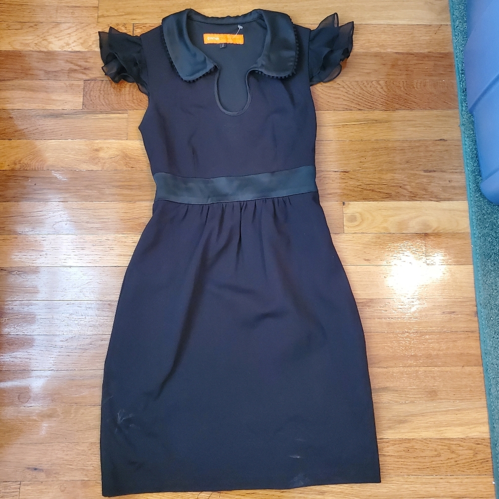 Cynthia Steefe Black Short Sleeve Dress - Picture 2 of 9